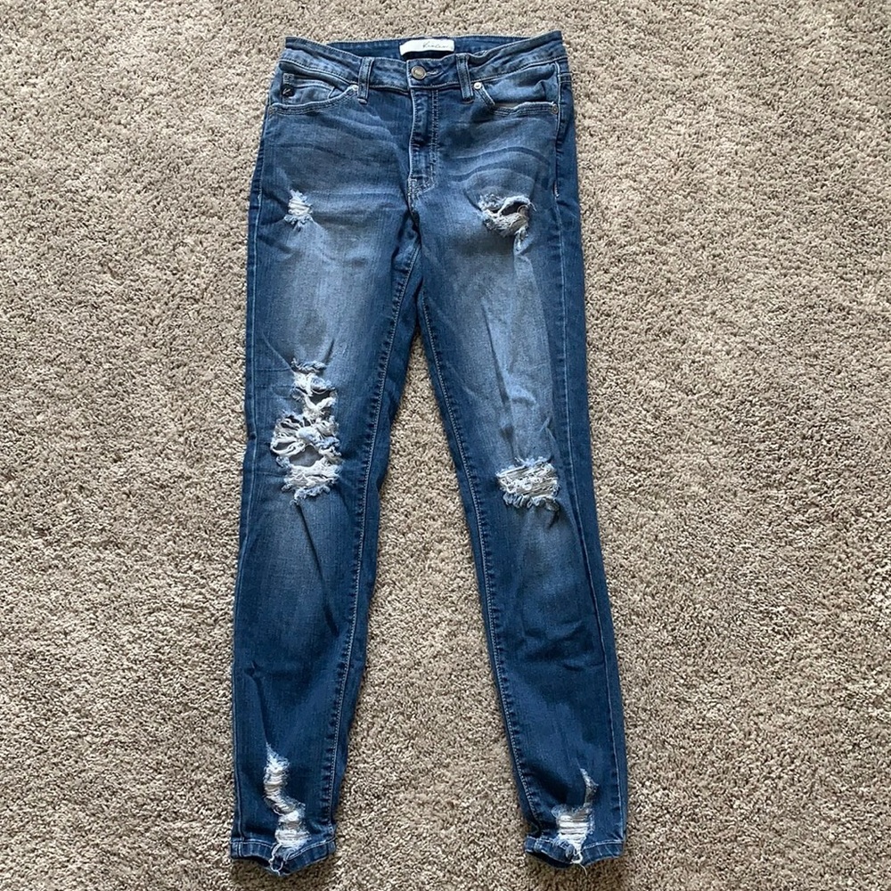 Kancan distressed jeans